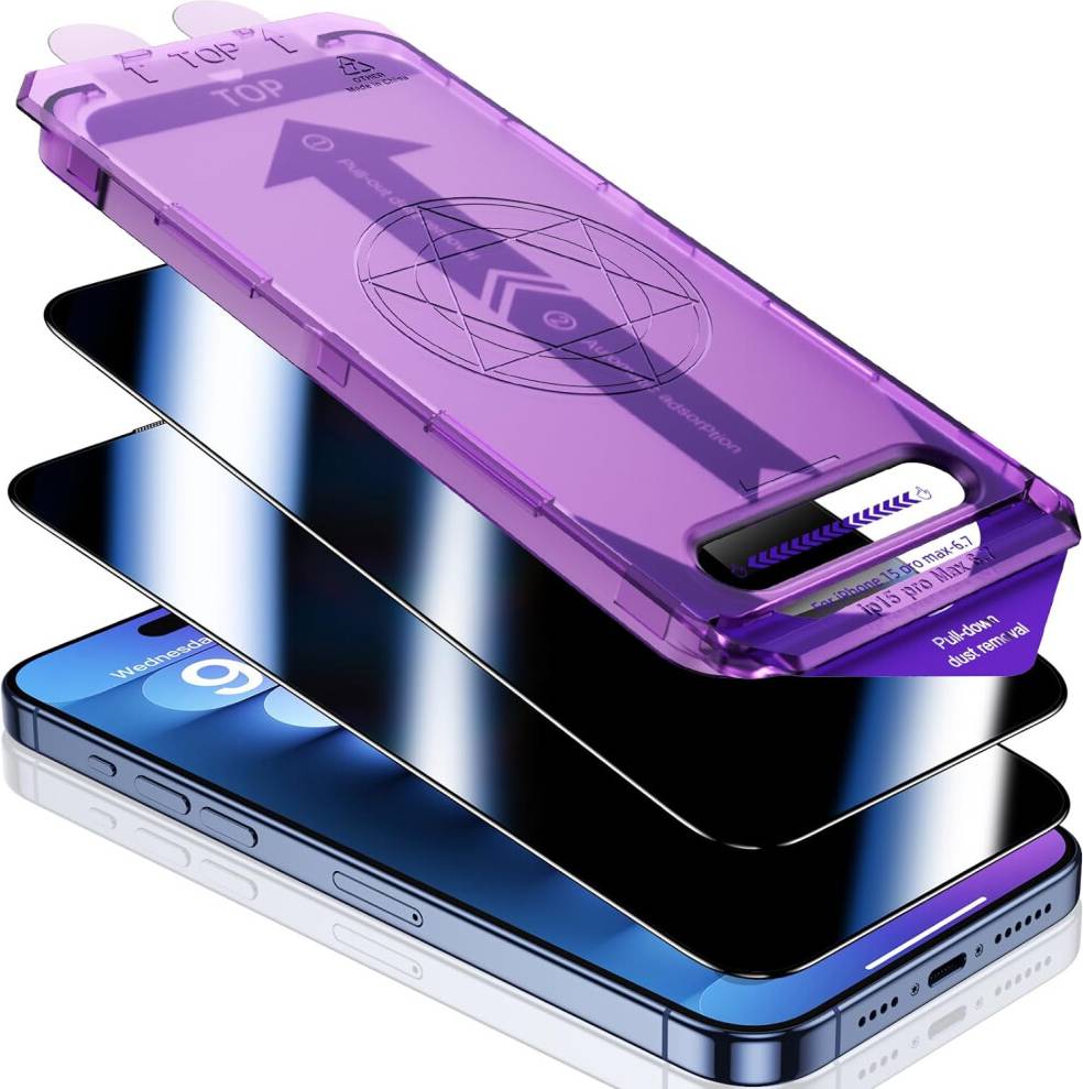 UniqueMe UniqueMe 2 Pack Privacy Screen Protector