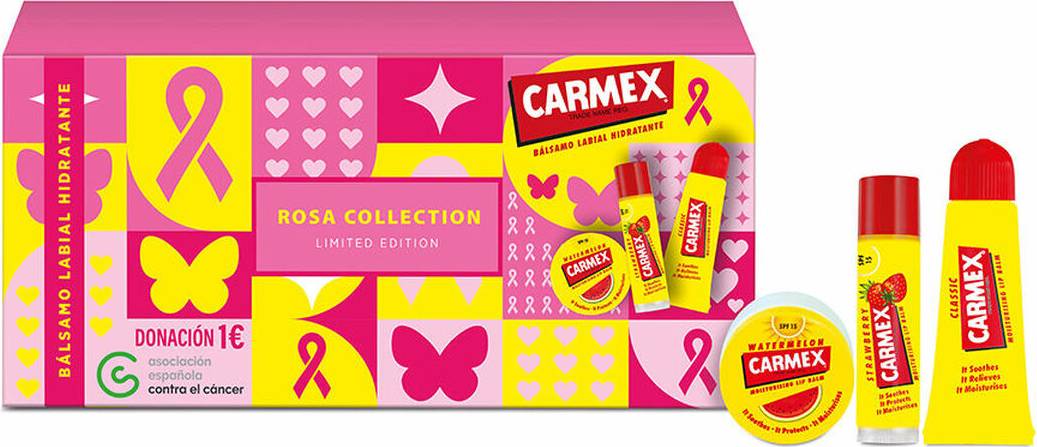 Carmex Rosa Collection Limited Edition Lip Balm Set