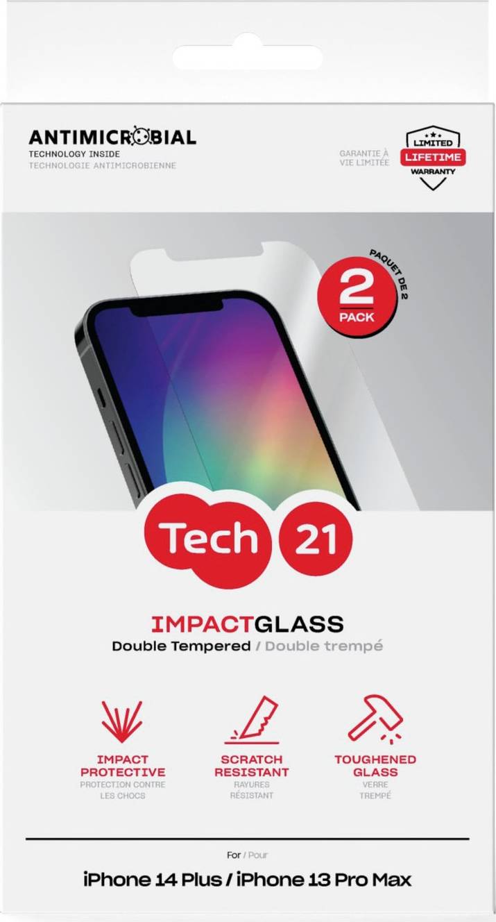 Tech21 iPhone 14 Plus Glass Screen Protector