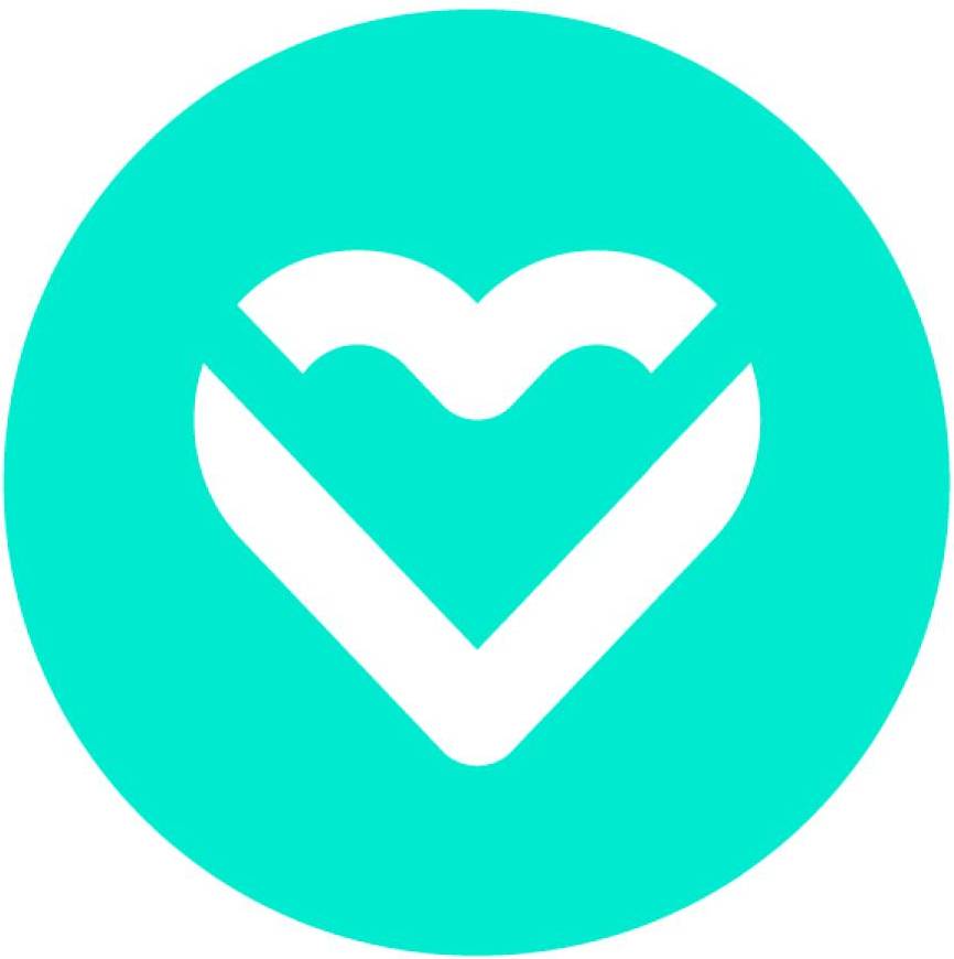 Logitech Logo Icon - Turquoise/White
