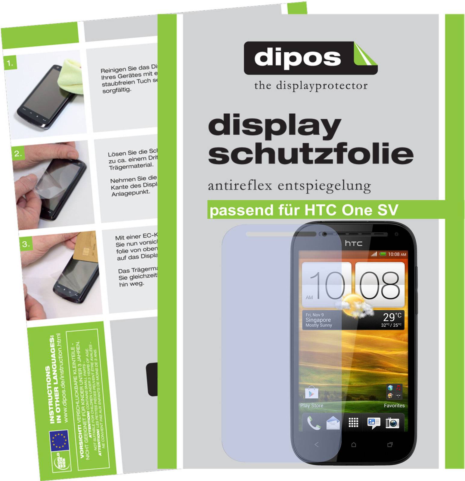 Dipos Screen Protector HTC One SV Guard