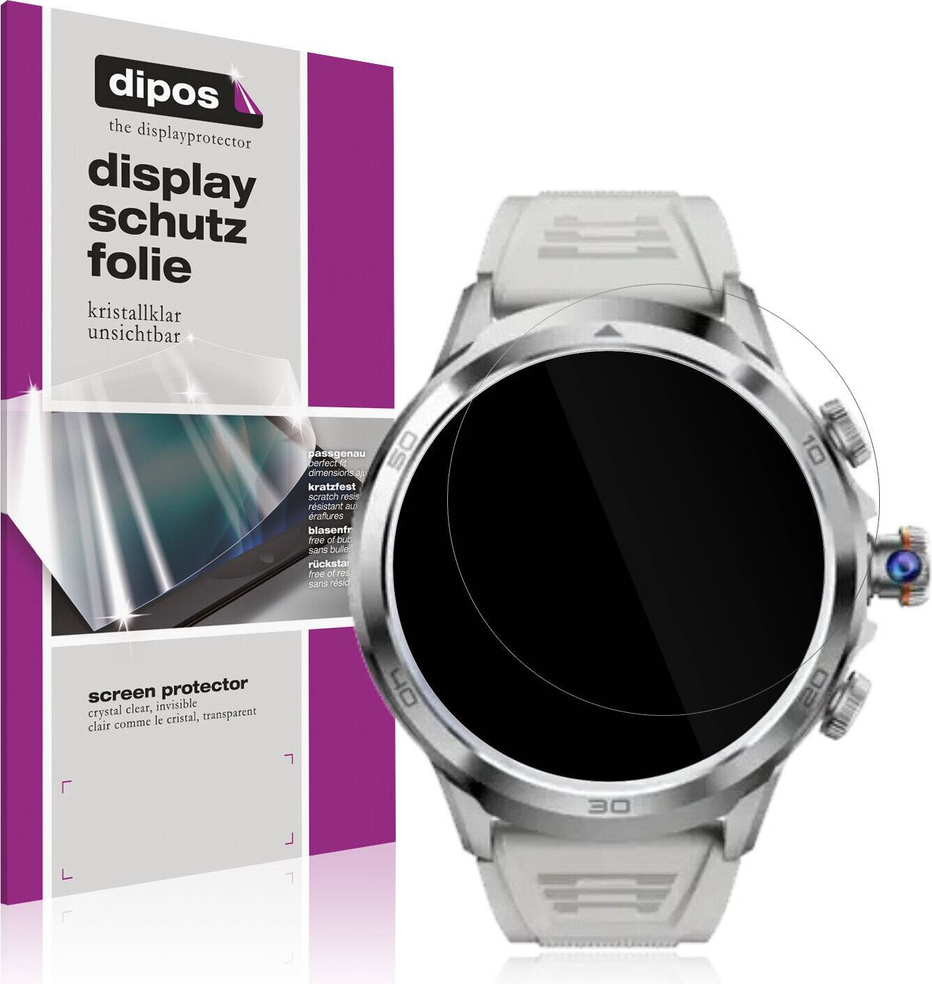 Dipos 6x Screen Protector Rogbid R2 1.8 Zoll