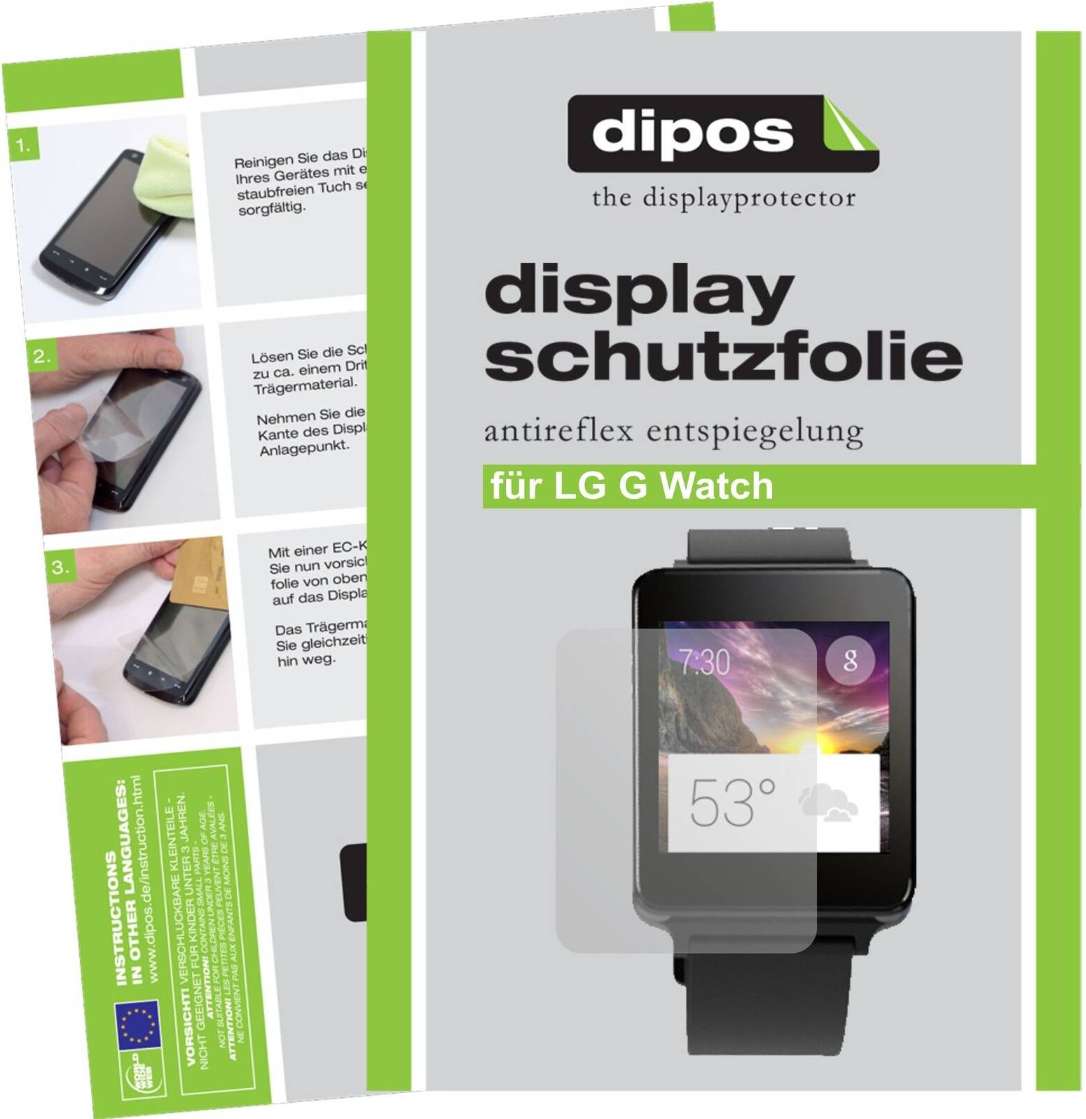 Dipos 2x Screen Protector LG Watch