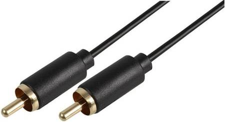 Pro Signal Slim Phono Rca Plug To Phono Plug Lead 1M