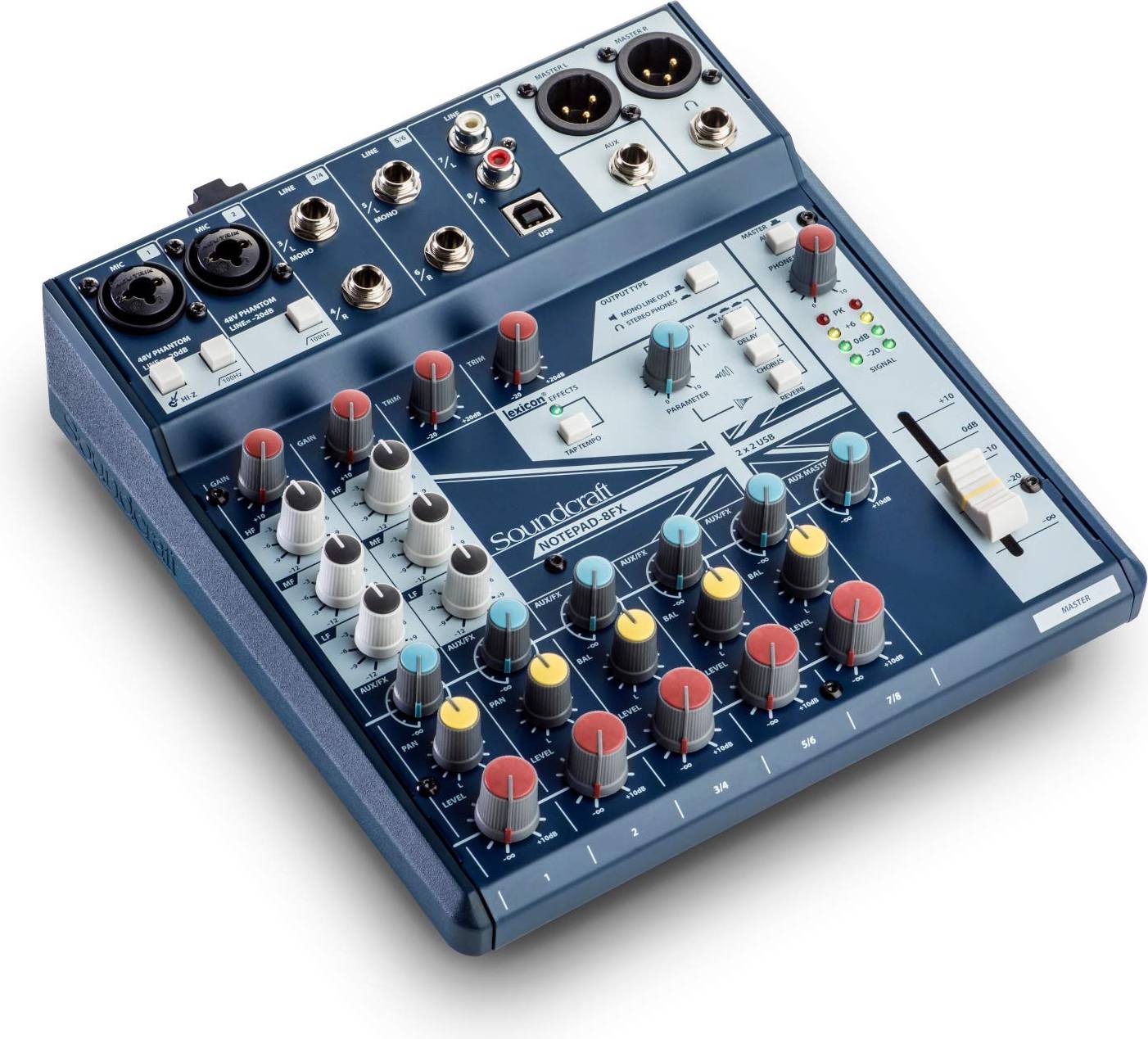 Notepad 8FX Analog Eight Channel Mixing Console