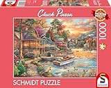 Puzzle 1000 Pièces Rive Dorée Crépuscule
