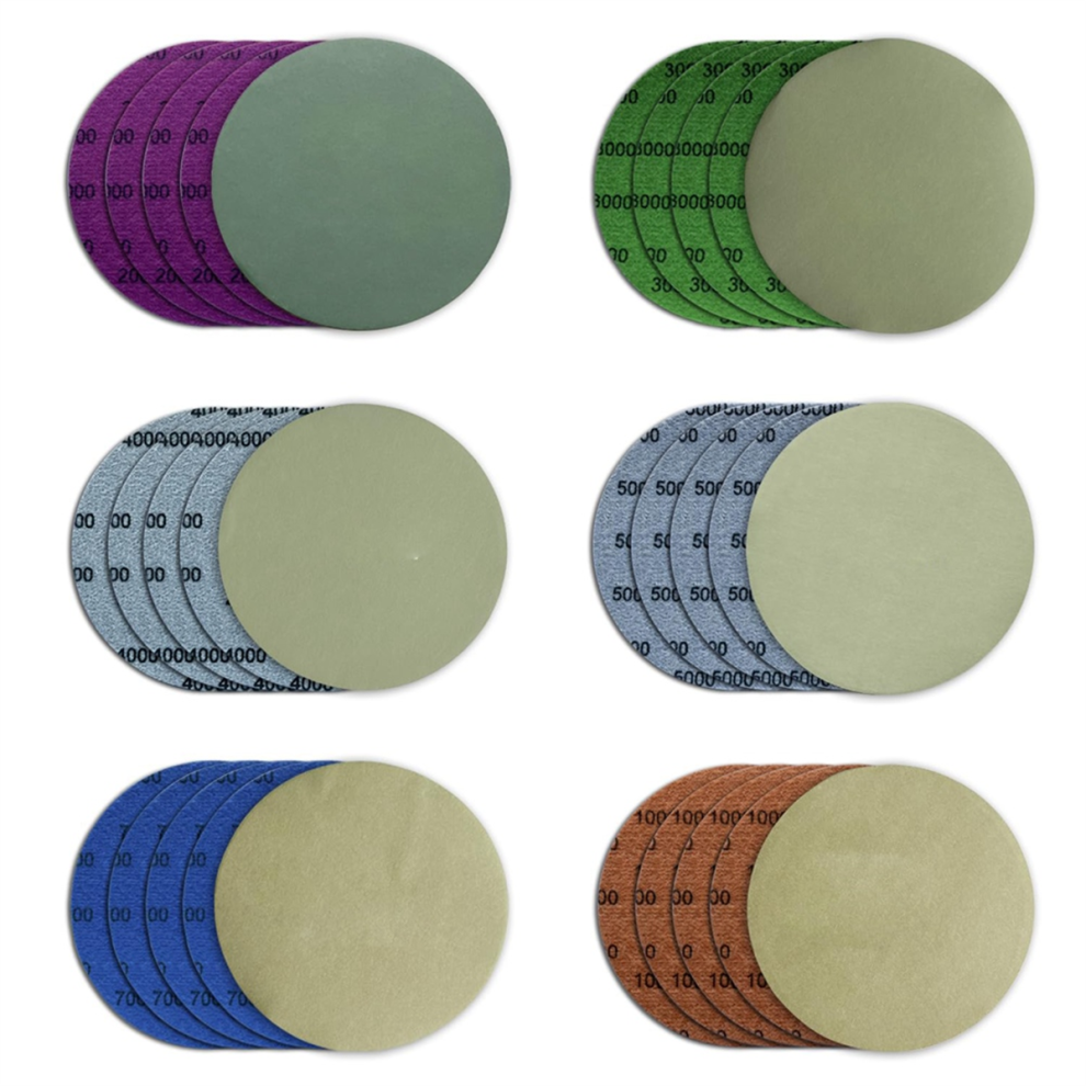 Spactz 5 Inch Sanding Discs Hook & Loop 30 Pcs