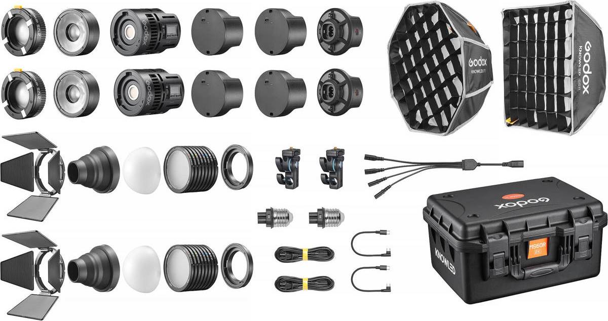 Godox light kit Godox MS60BI Bi-Color LED Light Kit