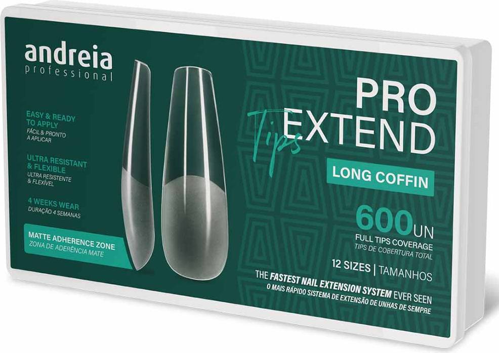 Professional Pro Extend Tips Long Coffin