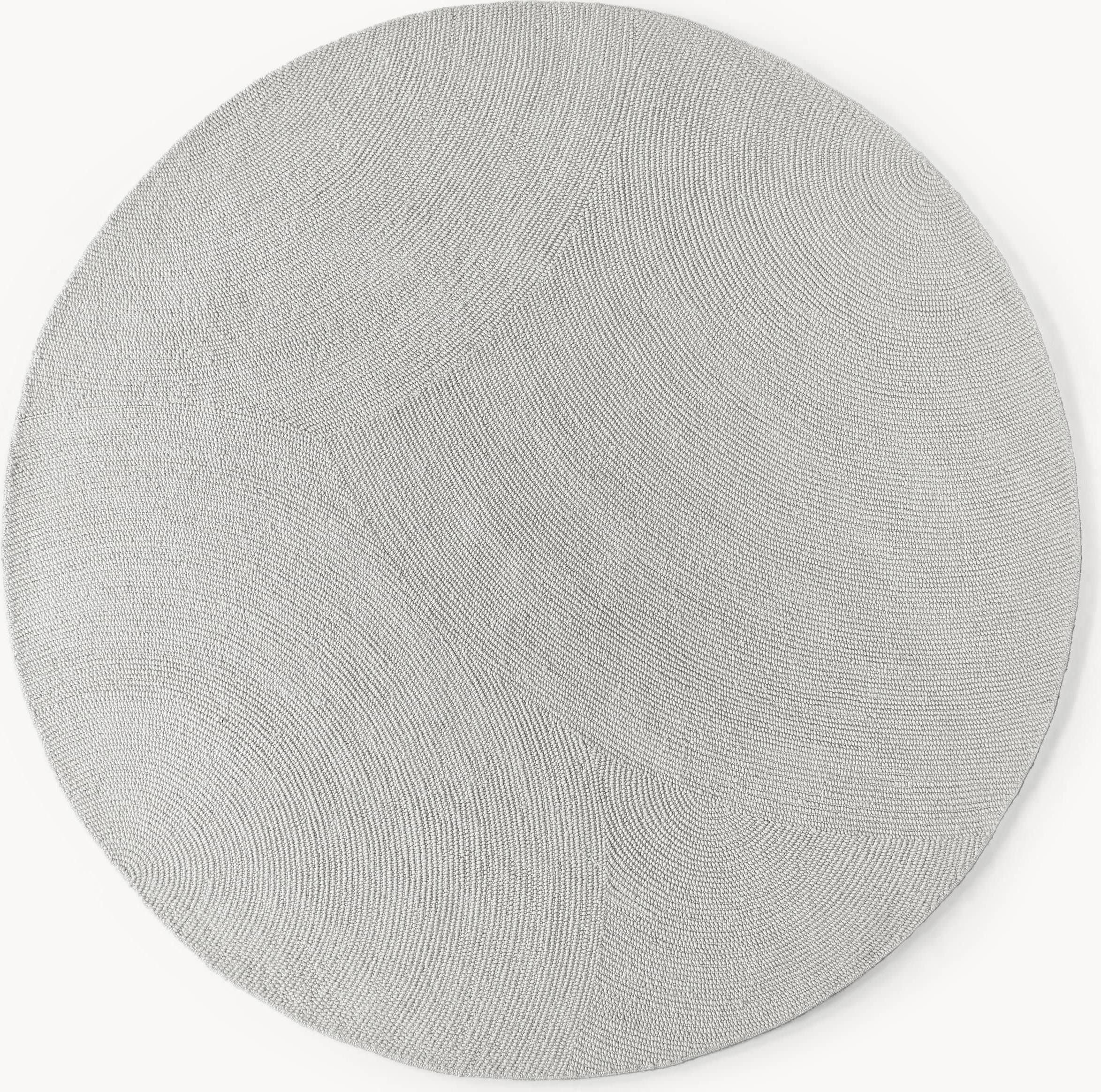 Westwing Collection Round Hand-Tufted Wool Rug Eleni