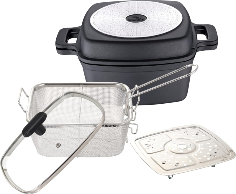 Masterpro Washer Door Boot Spring Clamp Cookware Set with lid
