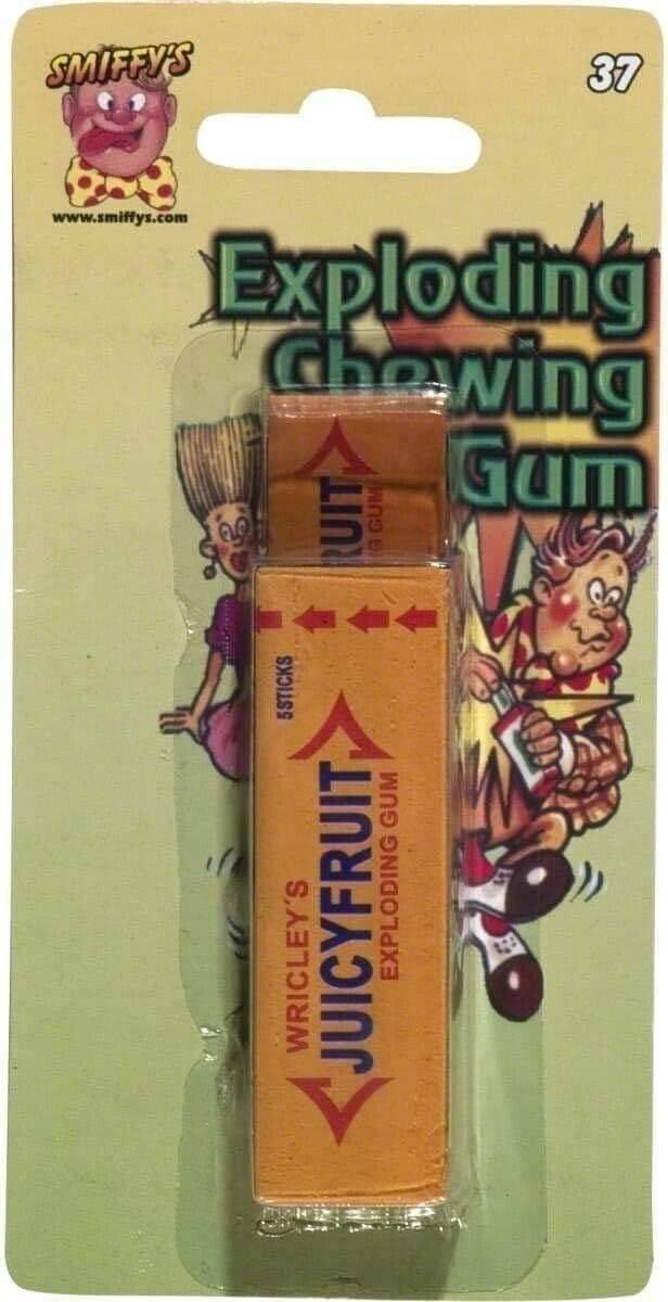 Smiffys Exploding Chewing Gum
