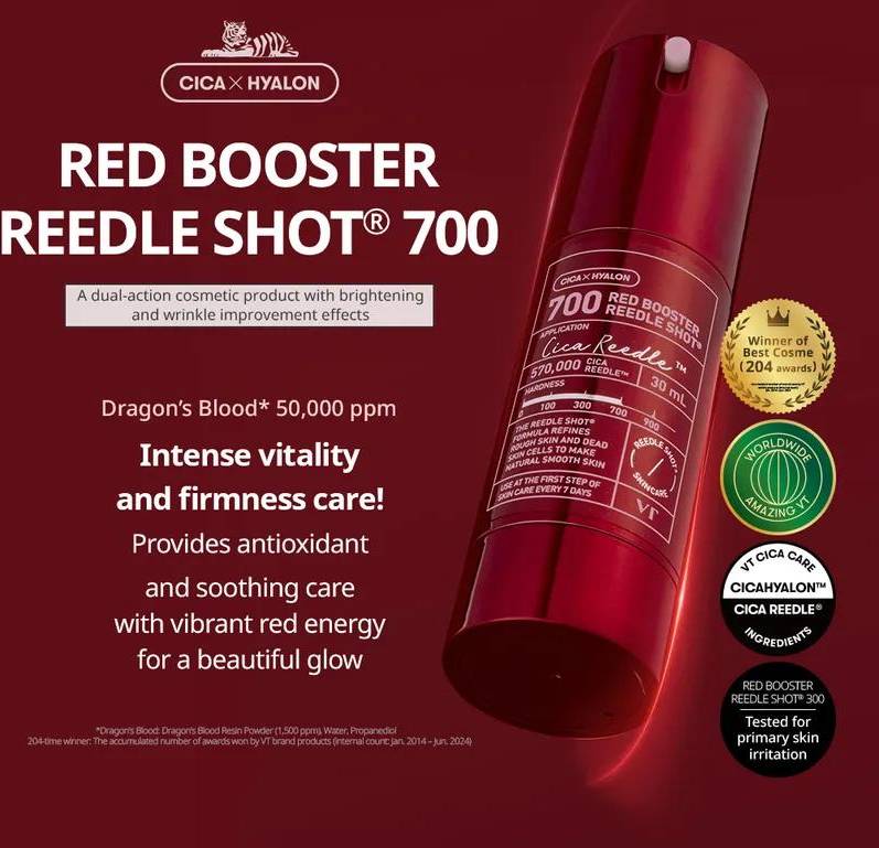 VT Cosmetics Red Booster Reedle Shot 700 30ml 30ml