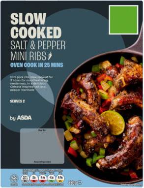 Asda Slow Cooked Salt and Pepper Mini Ribs
