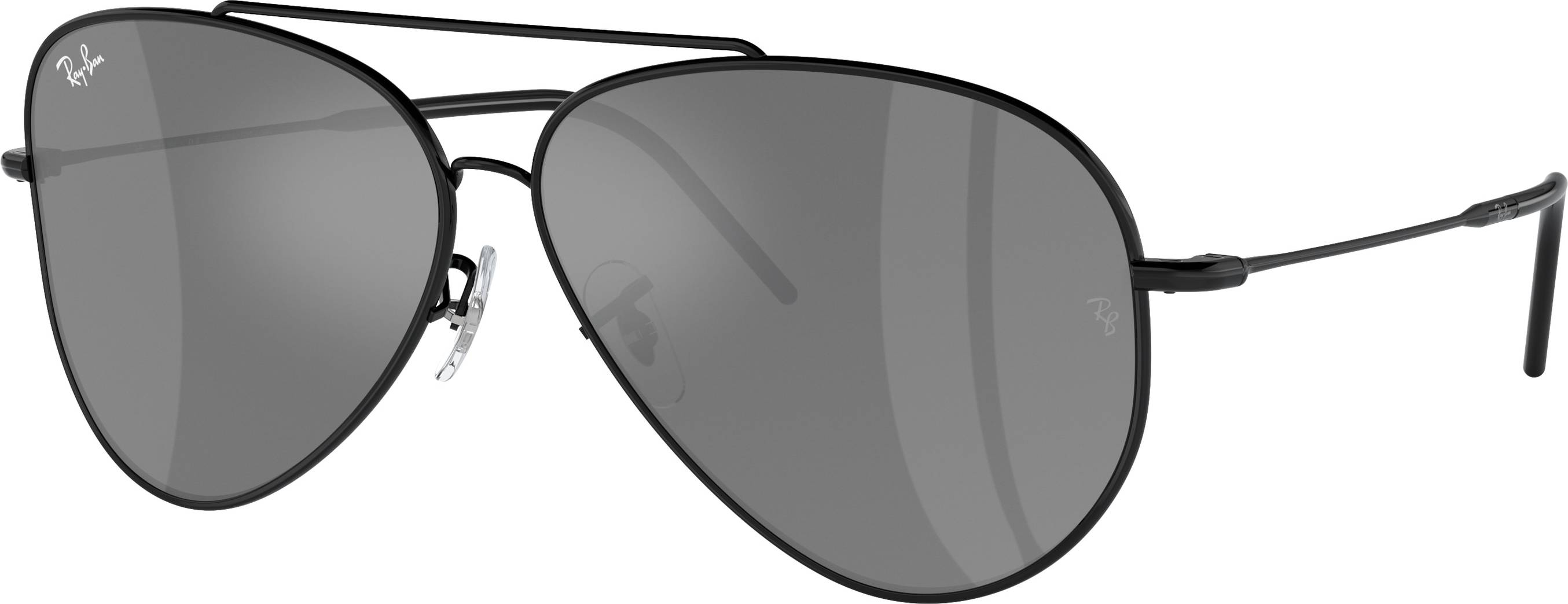 Ray-Ban Aviator Reverse Spejlet - Sort/Grå