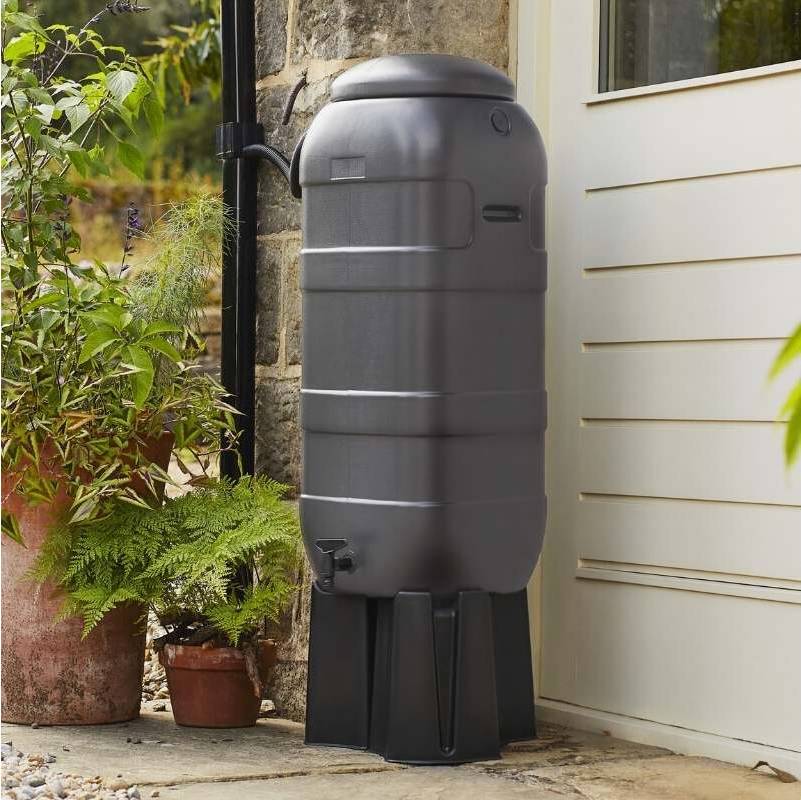 B&Q Mini Rainsaver 100 Litre Grey Water Butt Kit