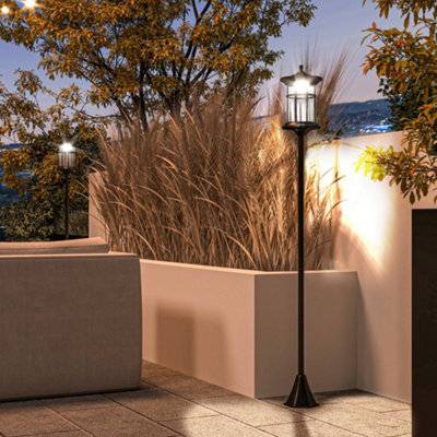 LED Outdoor Solar Post Lights 2 Pack