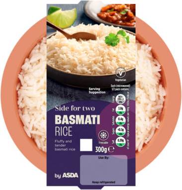 Asda Side For Two Basmati Rice 300 g