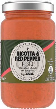 Asda Ricotta & Red Pepper Pesto