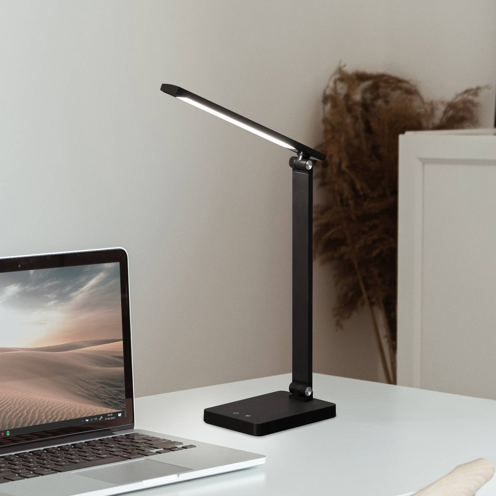 Scrivania Ricaricabile LED Nero