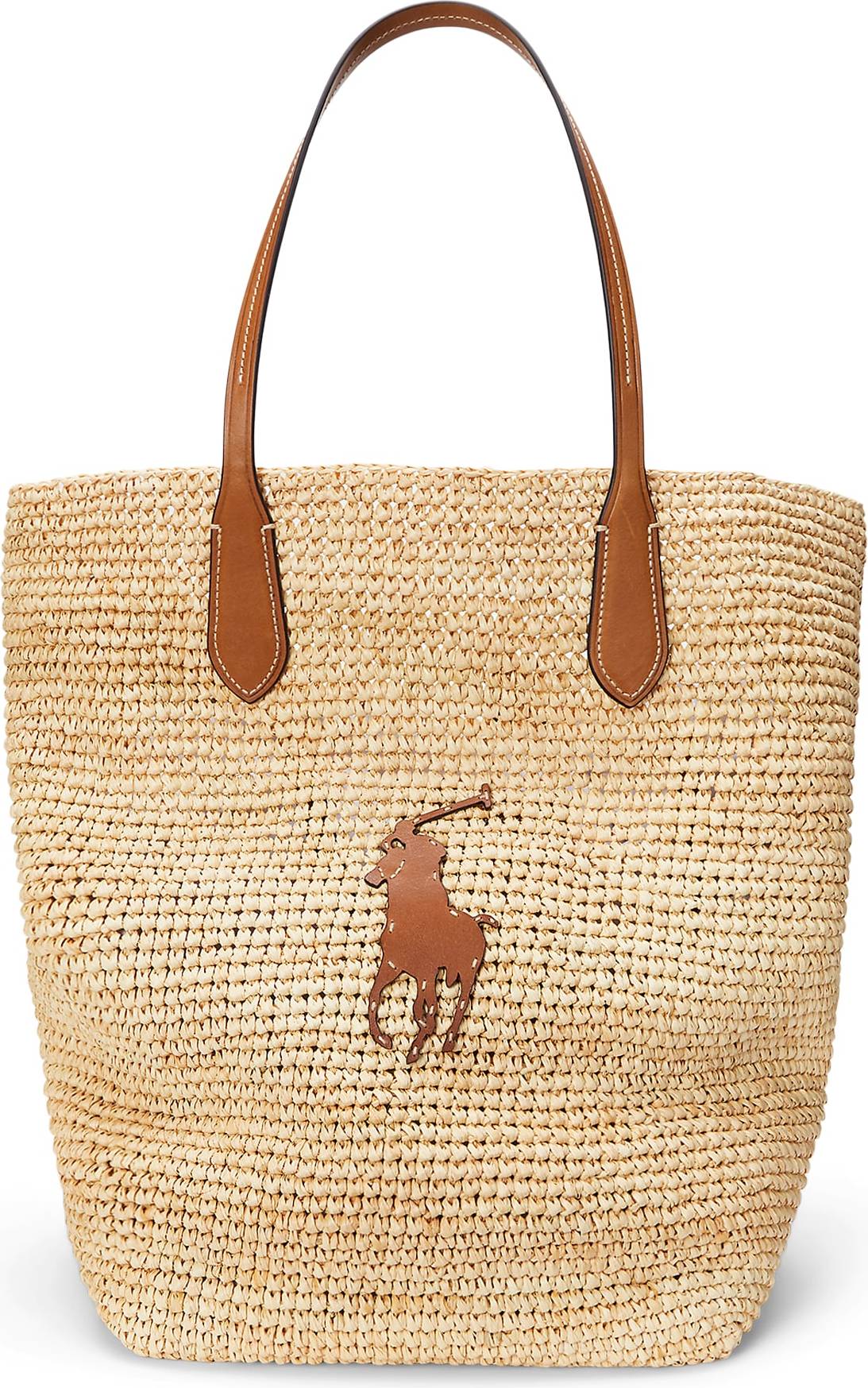 Polo Ralph Lauren Raffia Tote Bag - Nature