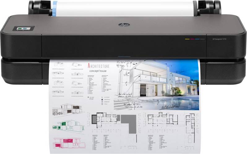 Large format printer HP DesignJet T210 Wireless Color Printer
