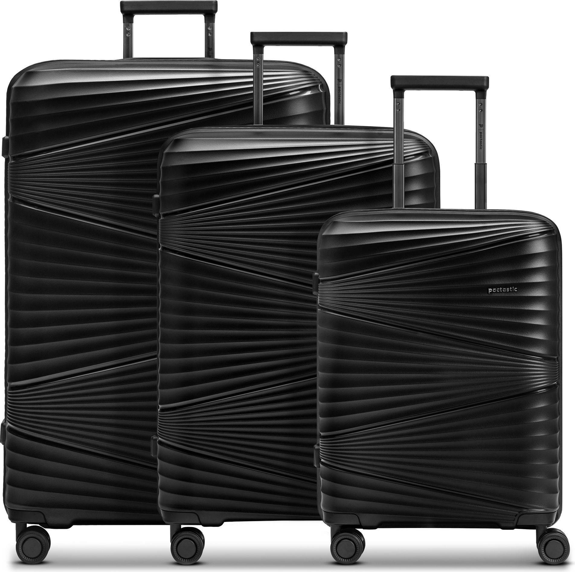 Pactastic Collection 02 The Three Set 4 Wheels Suitcase Set