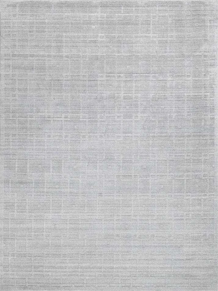Castelli Handmade Light Silver Area Rug 8' x 10'