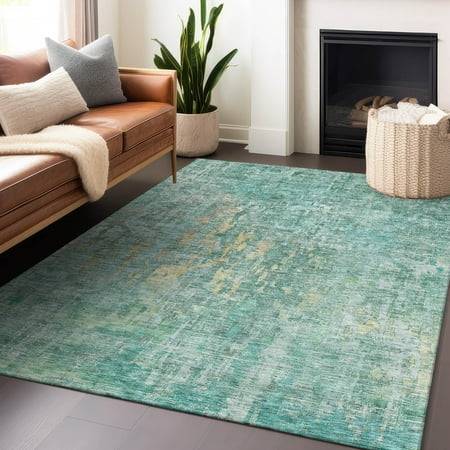 8x10 rugs Addison Rugs Abstract Contemporary Chantille Rug 8 x 10 Blue 8x10"