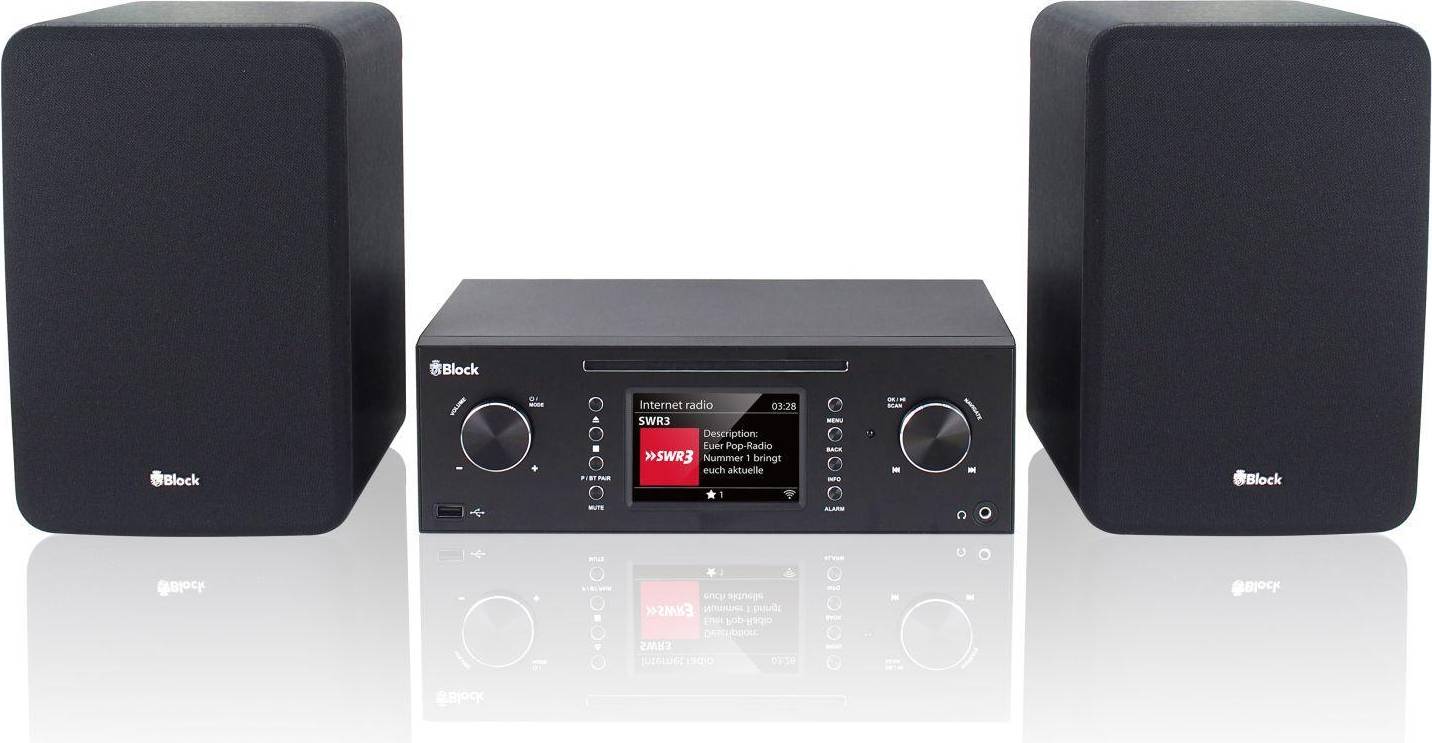 Internet radio with cd Block Sistema Compatto MHF-50 Bluetooth CD