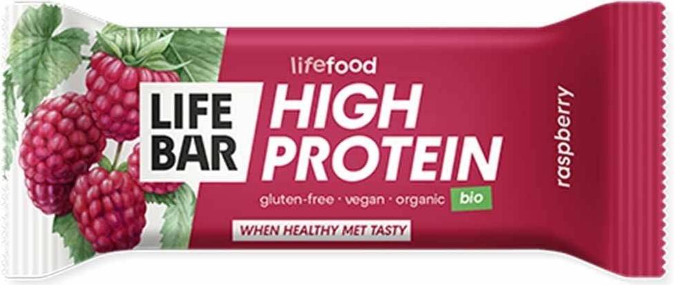 Lifefood Organic Lifebar Protein Raspberry 40g
