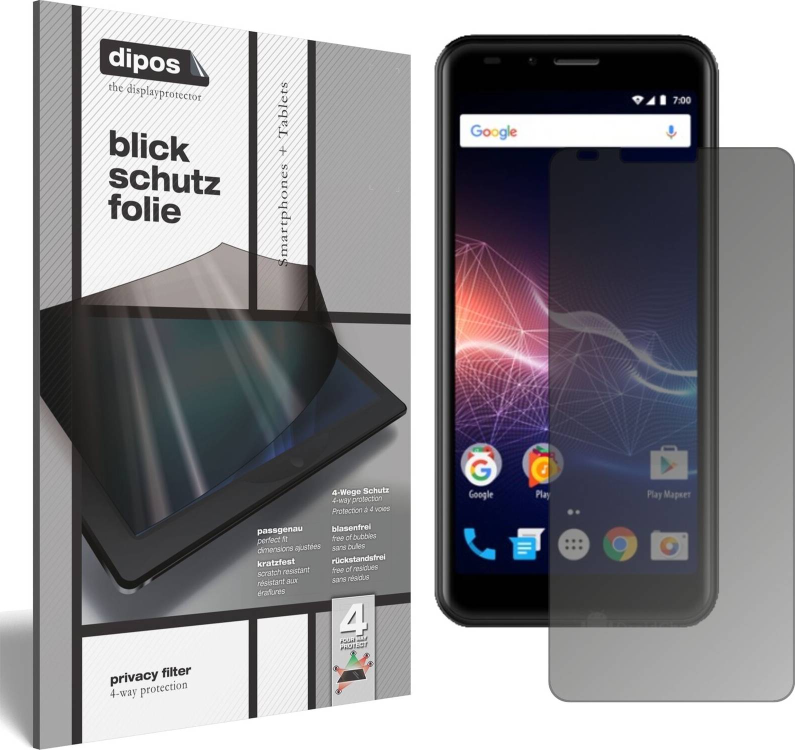 Dipos Vertex Impress Click Screen Protector 4-Way
