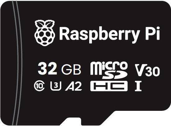 Raspberry Pi SC1628 microSD Card 32 GB A2 Application Performance Class