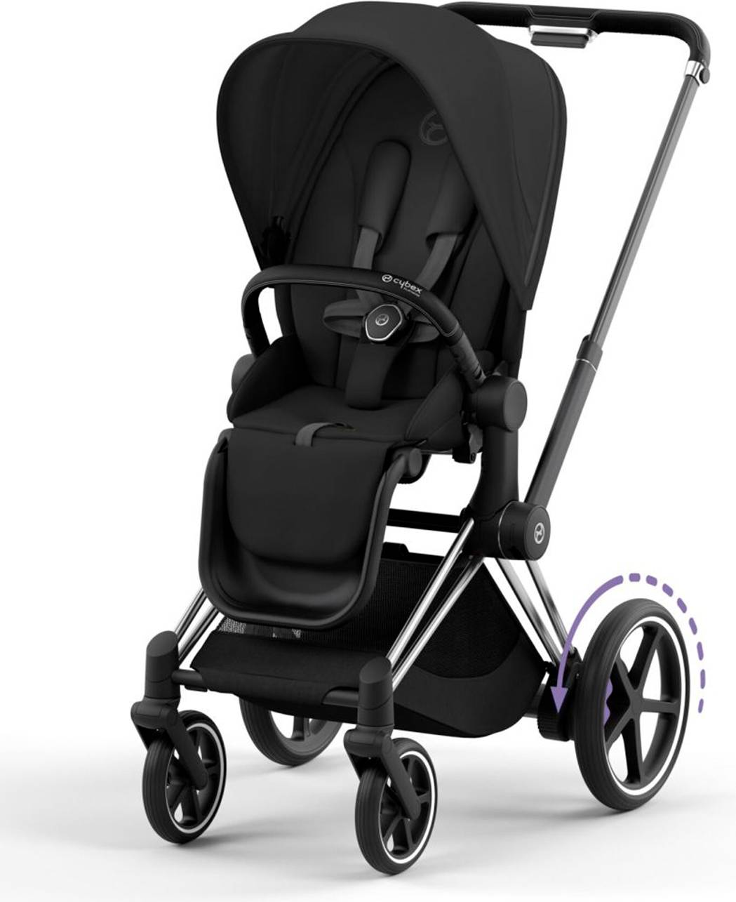 Cybex ePriam 2 Stroller Chrome