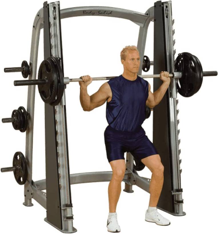 Smith machine Body Solid IRON COMPANY Pro Clubline Counter-Balanced Smith Machine