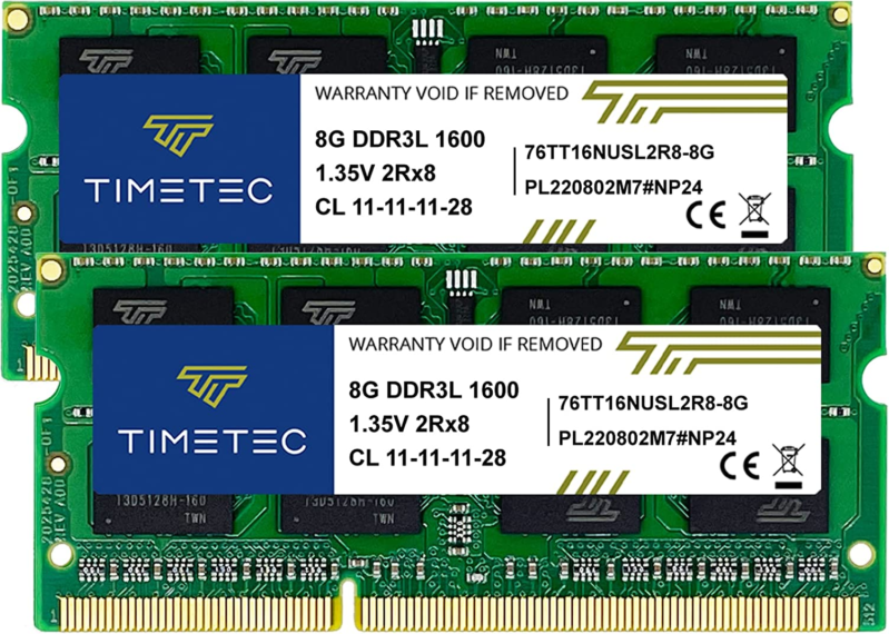 16GB Kit DDR3L 1600MHz Notebook RAM Module