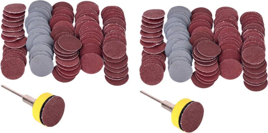 Spactz 1 Inch 200 Pcs Sanding Discs Pad Kit