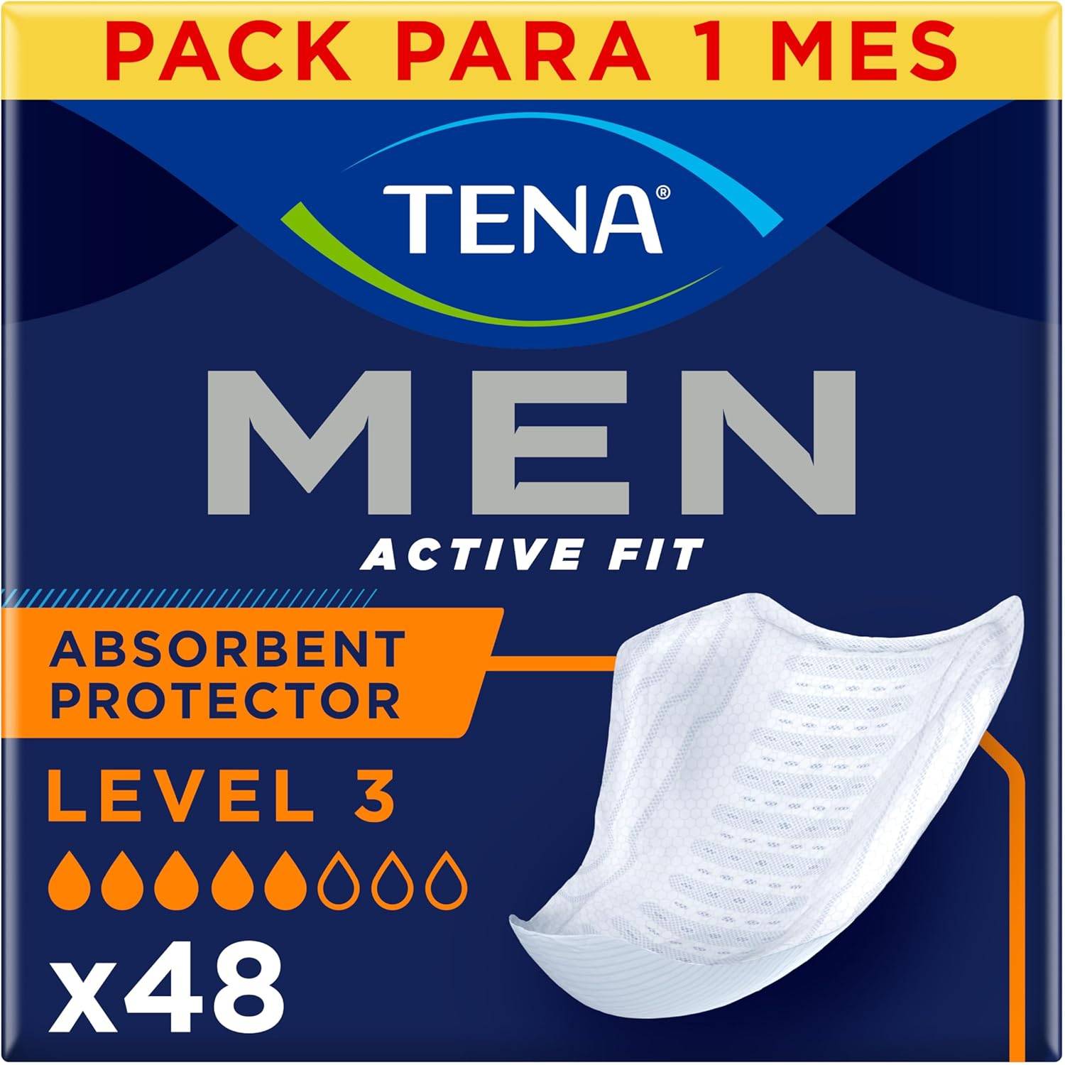 TENA Men Active Fit Absorbent Protector 48-pack