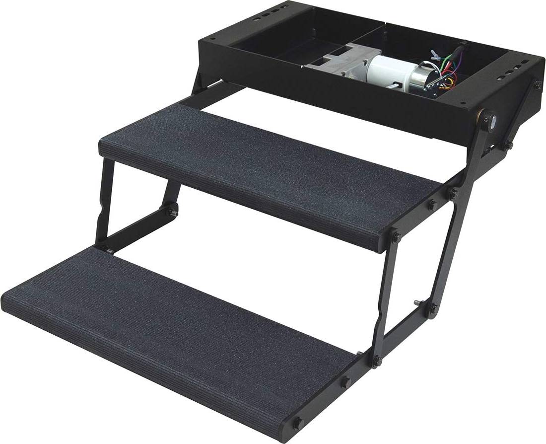 Power running boards Lippert Components 24 Inch Double Treadlite Power RV Step