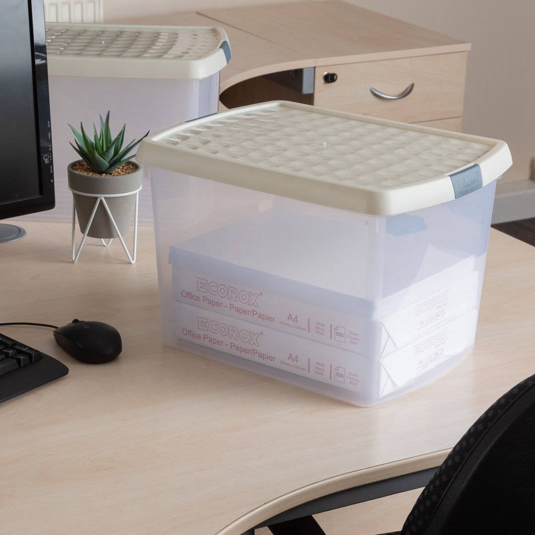 Wham Rectangular Plastic 21.5L Storage Box