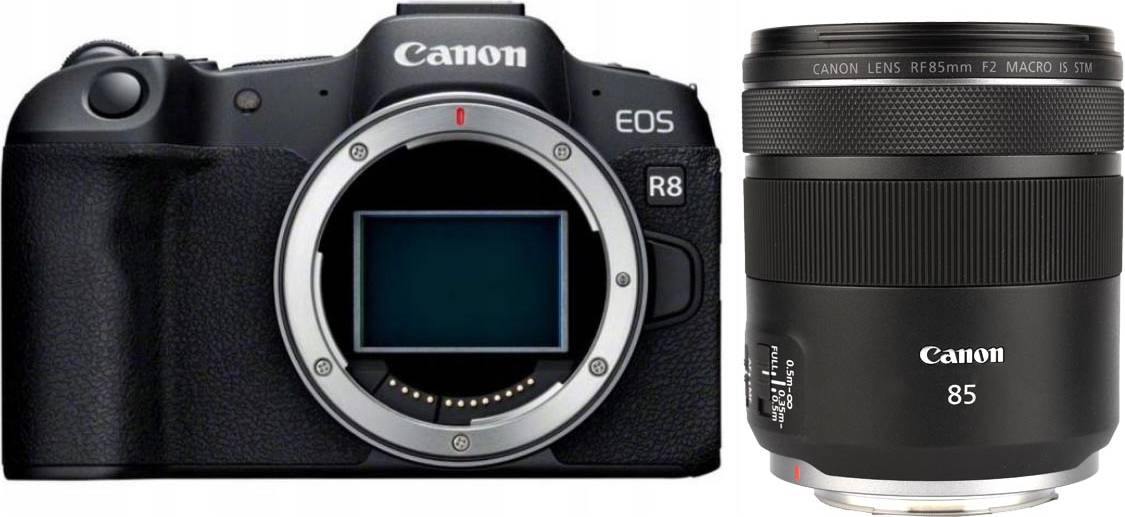 Canon EOS R8 + RF 85mm F2 Macro IS STM