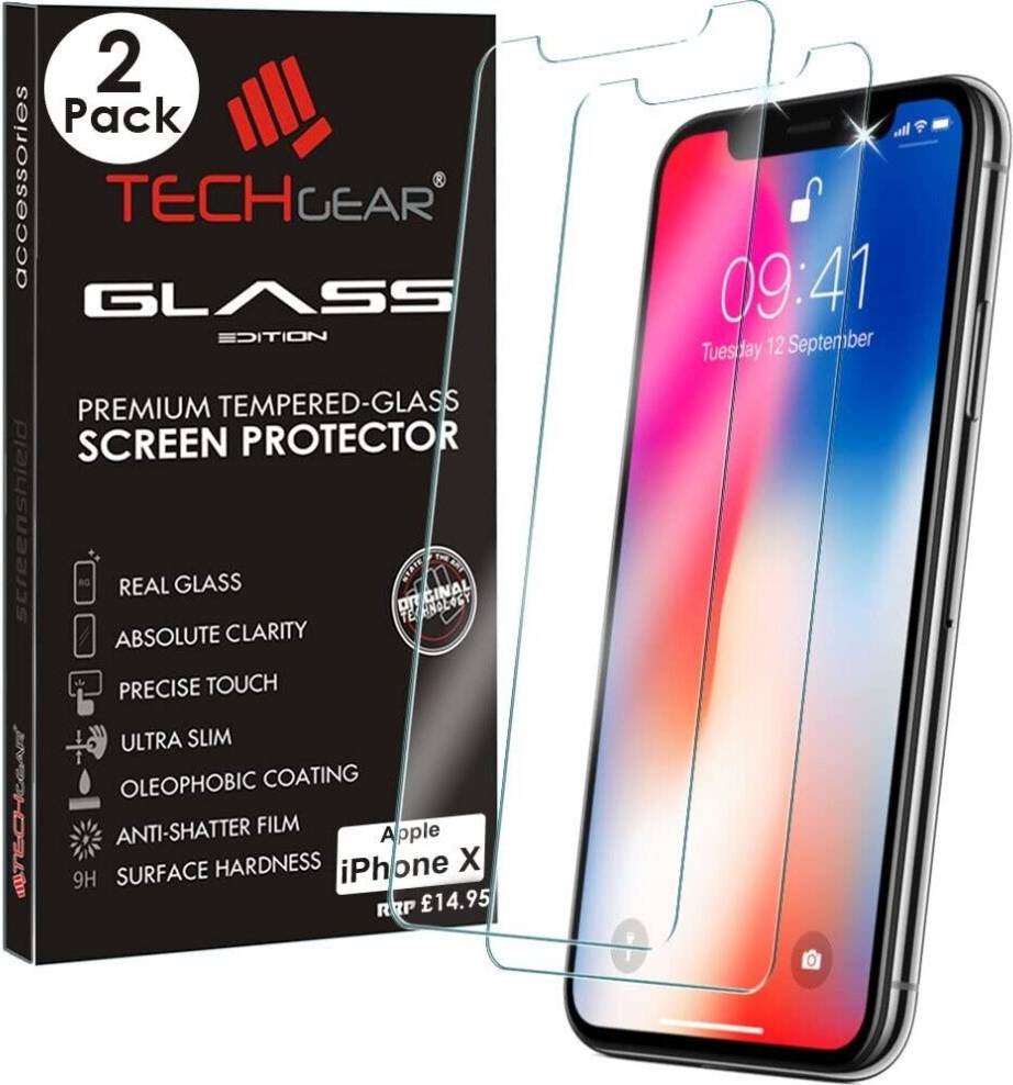 TechGear Glass Edition Screen Protector 2 Pack