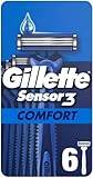 Gillette Sensor 3 Comfort Gel Disposable Shaving Razor 6 pcs