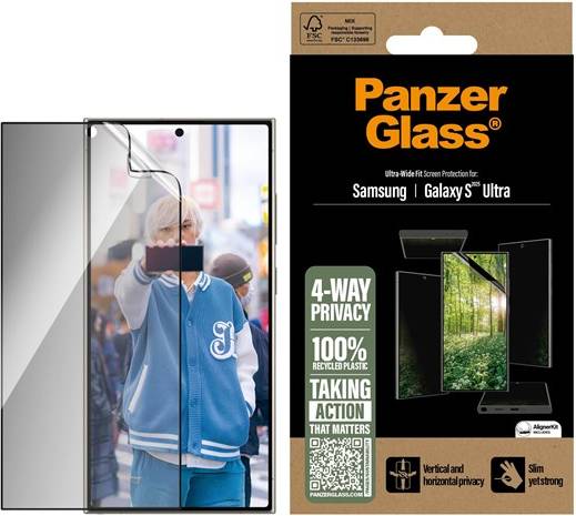Privacy screen protector PanzerGlass Eco Matrix 4-Way Privacy Screen Protector