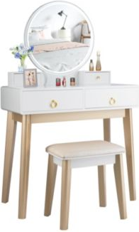 Makeup vanity set Sugift Makeup Vanity Set Dressing Table