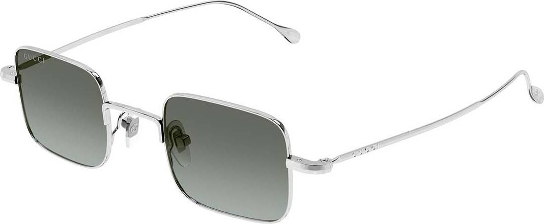 Gucci Rectangular Metal Sunglasses - Blue Gradient