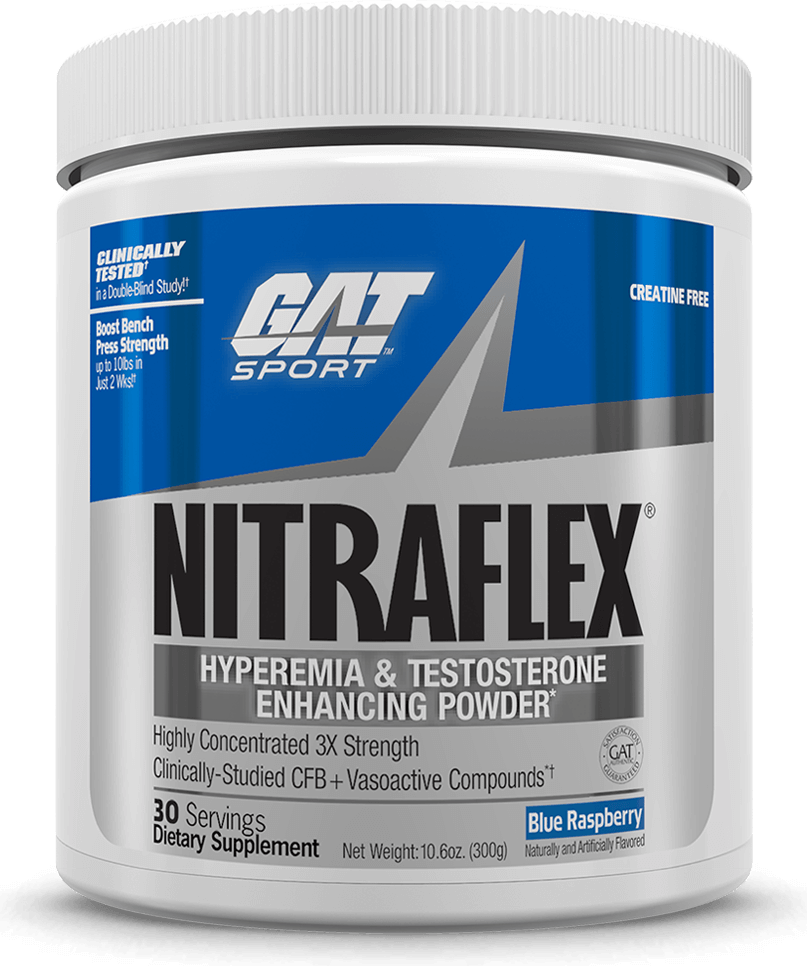 Gat Nitraflex Classic 300 Grams Blue Raspberry