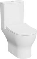 Premium Open Back Round Rimless Pan Toilet Set