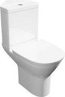Clifton Premium Corner Open Back Rimless Pan Toilet Set