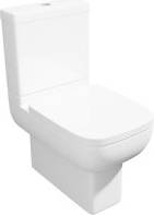 Premium Closed Back Rimless Pan Toilet Set